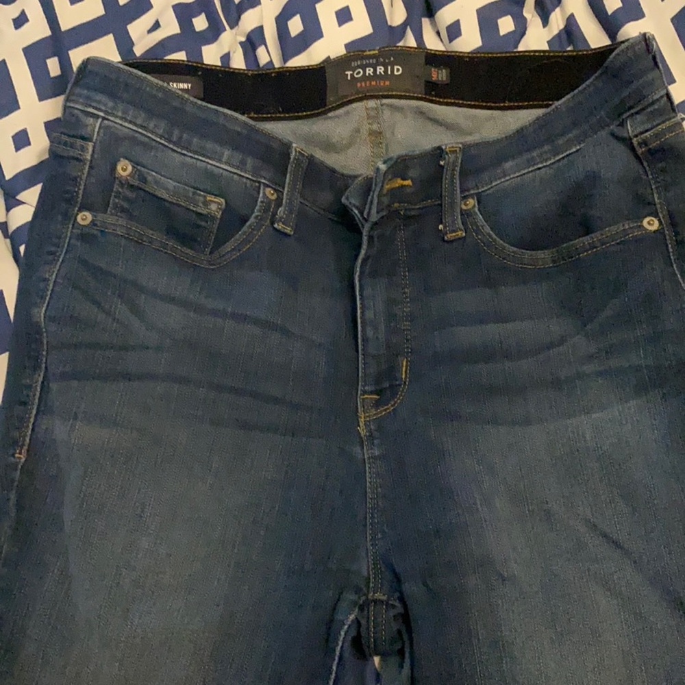 Torrid 14xt sky high skinny